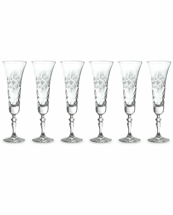 Kryształowe kieliszki do szampana 140ml Młynek MK71 6szt