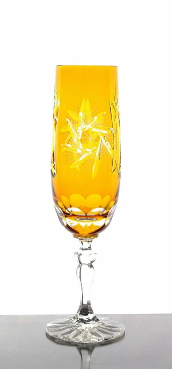 Kieliszki kryształowe do szampana 170ml Młynek Kolorowe MK70 6szt