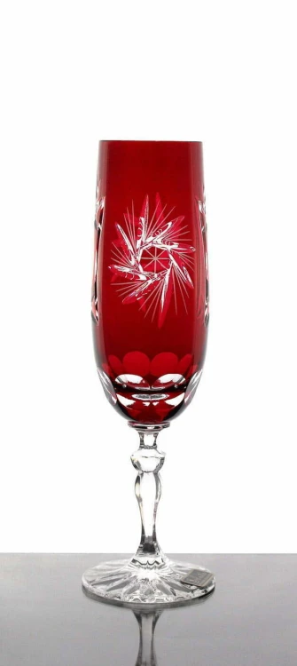 Kieliszki kryształowe do szampana 170ml Młynek Kolorowe MK70 6szt
