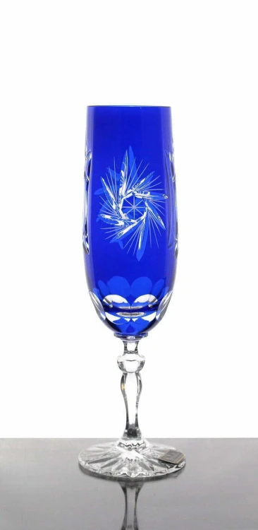 Kieliszki kryształowe do szampana 170ml Młynek Kolorowe MK70 6szt