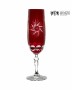 Kieliszki do szampana kryształowe 170ml Młynek Czerwony MK70 6szt