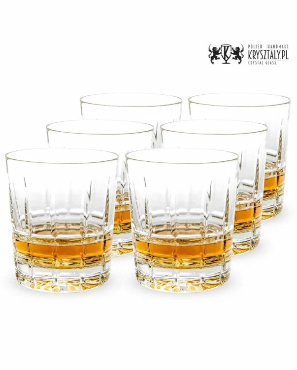 Kryształowe szklanki do whisky 260ml Glory GK80 6szt