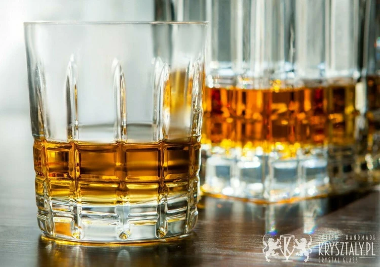Kryształowe szklanki do whisky 260ml Glory GK80 6szt