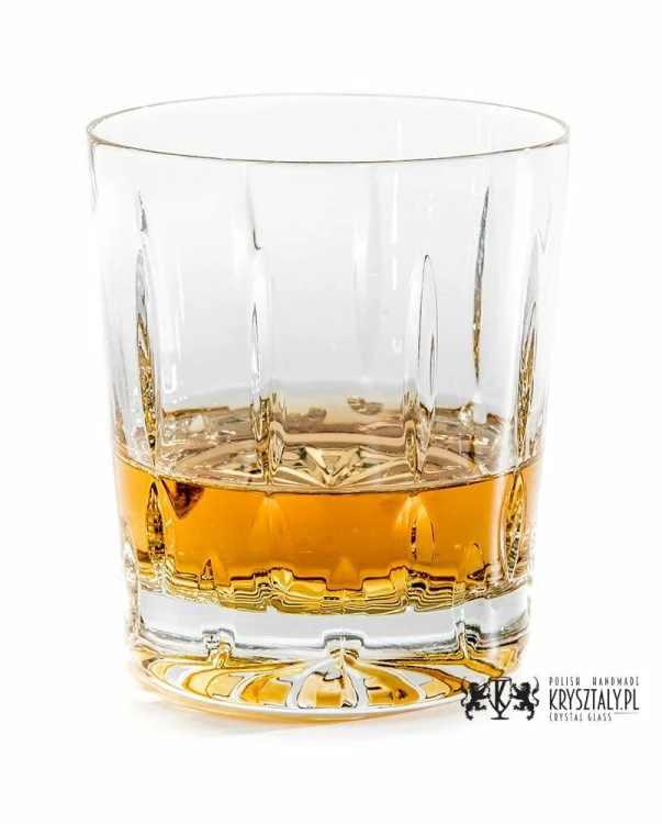 Zestaw do whisky: kryształowa karafka + kryształowe szklanki do whisky 6szt w opakowaniu prezentowym Simple SZ11