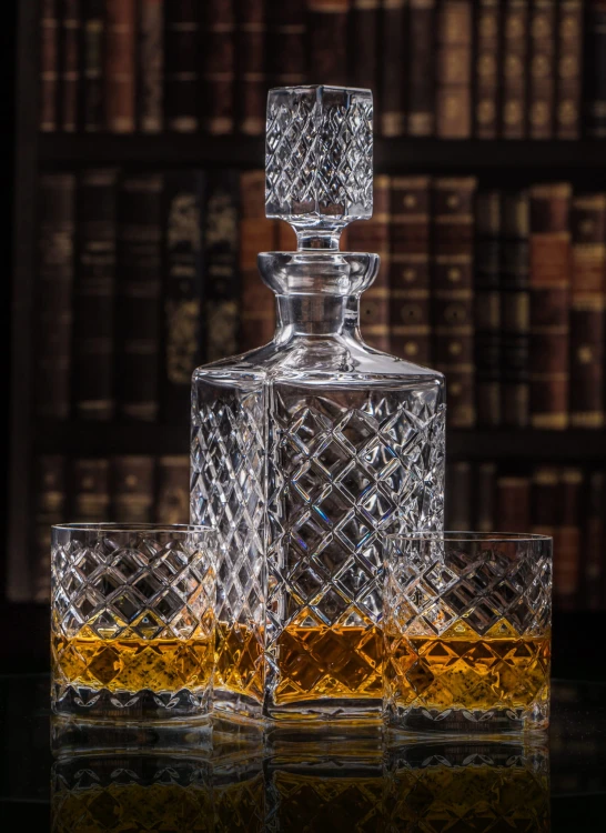 Kryształowa karafka do whisky 750ml King KK90