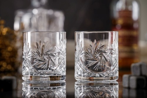 Kryształowe szklanki do whisky 320ml Młynek MK80 6szt