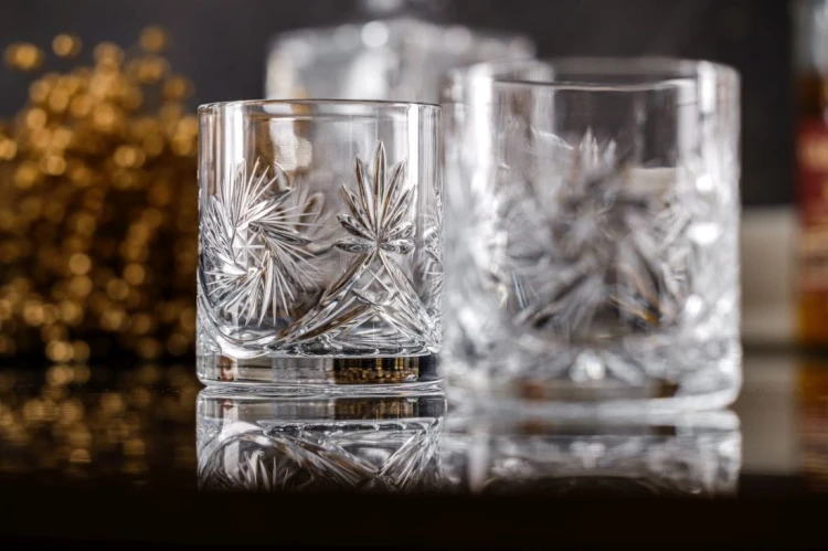 Kryształowe szklanki do whisky 320ml Młynek MK80 6szt