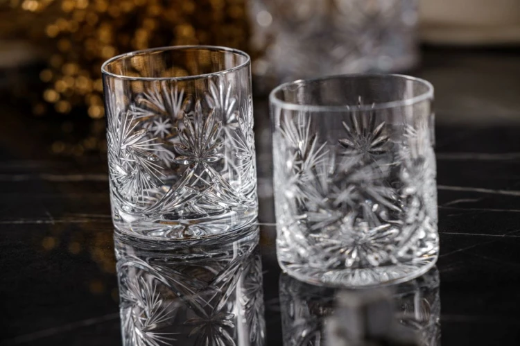 Kryształowe szklanki do whisky 320ml Młynek MK80 6szt