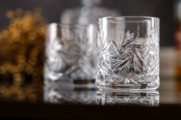 Kryształowe szklanki do whisky 320ml Młynek MK80 6szt