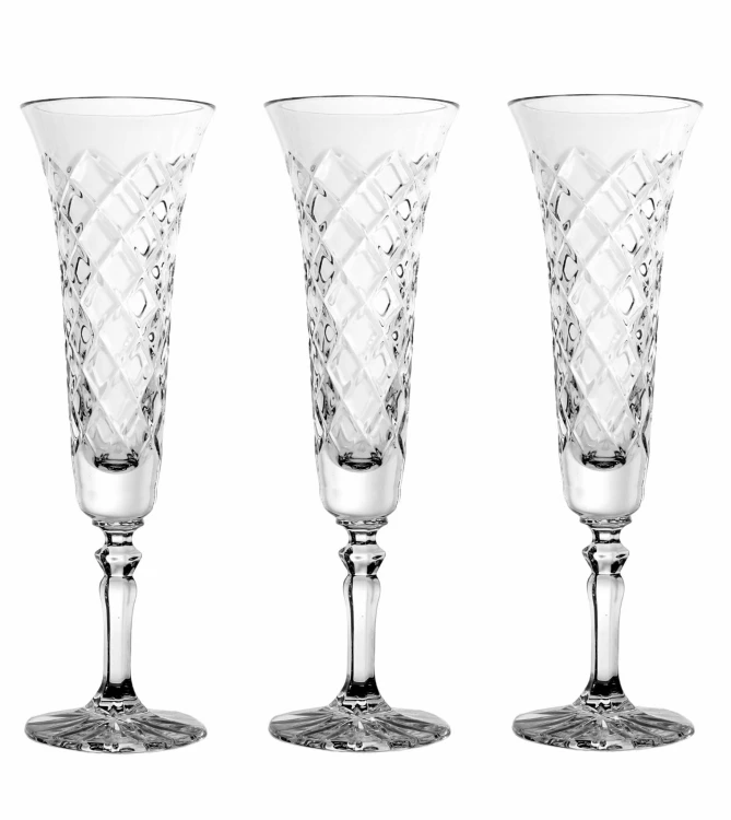 Kryształowe kieliszki do szampana 140ml King KK71 6szt