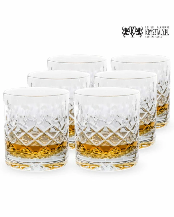 Kryształowe szklanki do whisky 260ml Elixir EK80 6szt