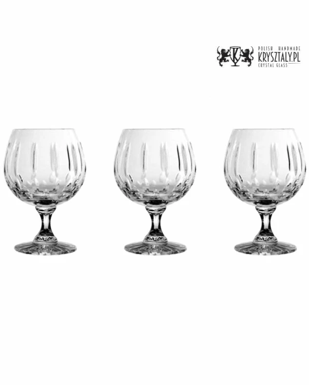Kryształowe kieliszki do koniaku 250ml Simple SK51 6szt