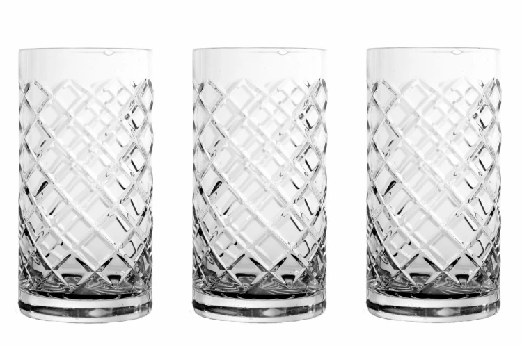 Kryształowe szklanki do drinków 340ml King KK82 6szt