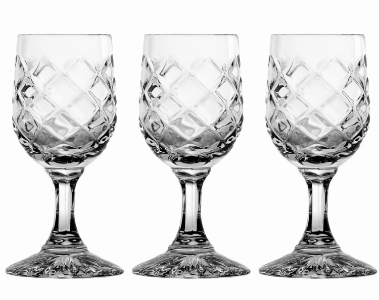 Kryształowe kieliszki do wódki 25ml King KK15 6szt