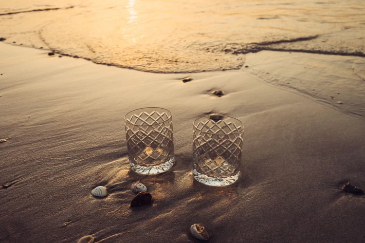 Kryształowe szklanki do whisky 260ml King KK80 2szt