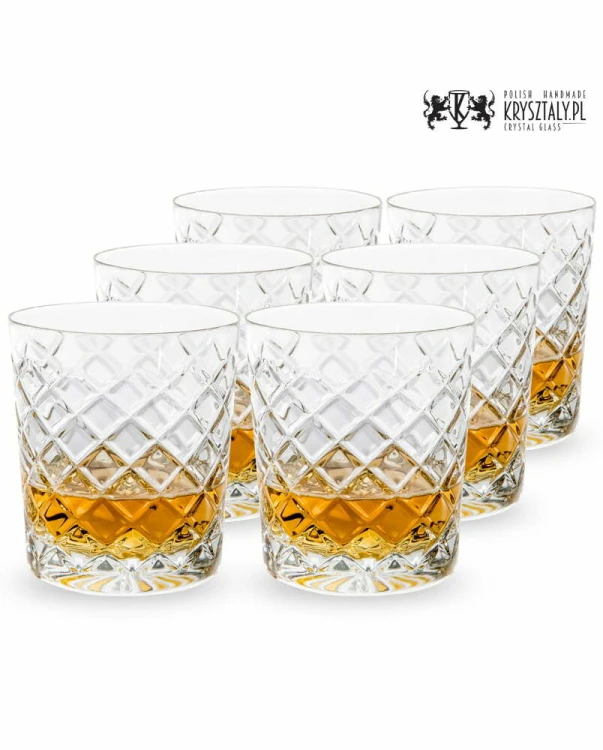 Kryształowe szklanki do whisky 260ml King KK80 2szt