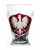 Kieliszki kryształowe do wódki 35ml motyw Polska 2szt