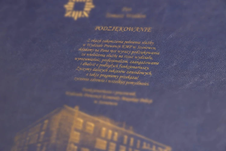 Usługa grawera na pudełku prezentowym z ekoskóry 2602