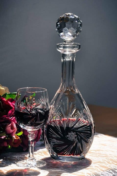 Kryształowa karafka do wina 750ml Młynek MK91
