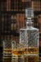 Zestaw do whisky: kryształowa karafka + kryształowe szklanki do whisky 6szt w opakowaniu prezentowym King KZ11