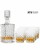 Zestaw do whisky: kryształowa karafka + kryształowe szklanki do whisky 6szt w opakowaniu prezentowym King KZ11