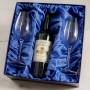Kryształowe kieliszki do wina 350ml, 2szt. w pudełku prezentowym z miejscem na butelkę
