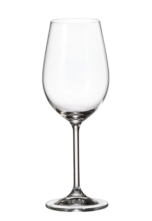 Kryształowe kieliszki do wina 350ml, 2szt. w pudełku prezentowym z miejscem na butelkę