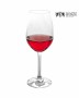 Kieliszki do wina lub wody kryształowe CRYSTALLINE 580ml 6szt