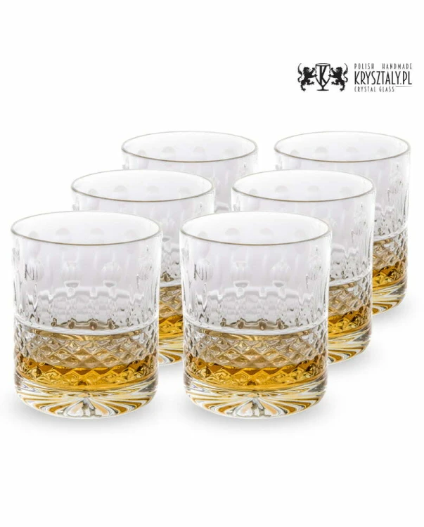 Kryształowe szklanki do whisky 260ml French FK80 6szt