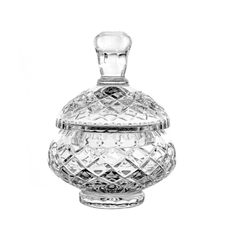 Duża bomboniera kryształowa 18cm King