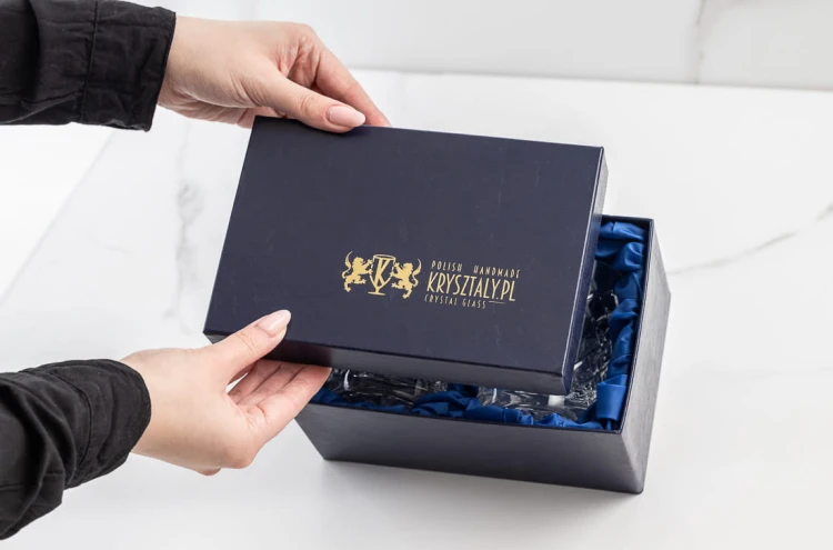 Pudełko prezentowe na 2 szklanki do whisky PP10