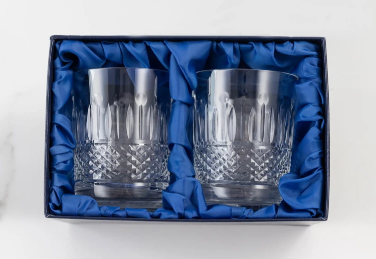 Pudełko prezentowe na 2 szklanki do whisky PP10