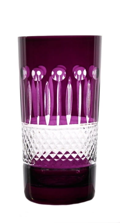 Szklanki kryształowe 340ml French Kolorowe FK82 6szt
