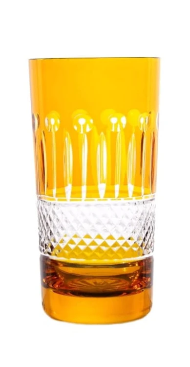 Szklanki kryształowe 340ml French Kolorowe FK82 6szt