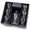 Zestaw do whisky: kryształowa karafka + kryształowe szklanki do whisky 6szt Crystalline Quadro