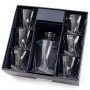 Zestaw do whisky: kryształowa karafka + kryształowe szklanki do whisky 6szt Crystalline Quadro