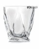 Zestaw do whisky: kryształowa karafka + kryształowe szklanki do whisky 6szt Crystalline Quadro
