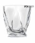 Zestaw do whisky: kryształowa karafka + kryształowe szklanki do whisky 6szt Crystalline Quadro