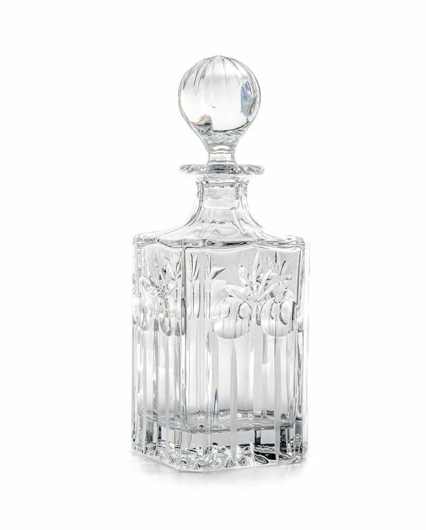 Kryształowa karafka do whisky 750ml z grawerem w opakowaniu prezentowym Palm