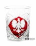 Szklanki do whisky kryształowe 260ml motyw Polska  6szt