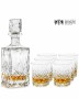 Zestaw do whisky: kryształowa karafka + kryształowe szklanki do whisky 6szt Classico CZ10