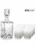 Zestaw do whisky: kryształowa karafka + kryształowe szklanki do whisky 6szt Classico CZ10