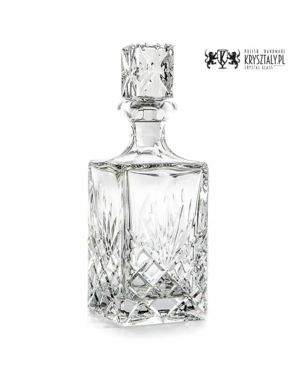 Zestaw do whisky: kryształowa karafka + kryształowe szklanki do whisky 6szt Classico CZ10