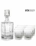 Zestaw do whisky: kryształowa karafka + kryształowe szklanki do whisky 6szt w opakowaniu prezentowym Glory GZ11