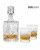 Zestaw do whisky: kryształowa karafka + kryształowe szklanki do whisky 2szt w opakowaniu prezentowym Młynek MZ23