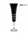 Kryształowe kieliszki do szampana 140ml Glory GK71 2szt Czarne