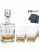 Zestaw do whisky: kryształowa karafka + kryształowe szklanki do whisky 6szt w opakowaniu prezentowym Wind WZ11