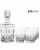 Zestaw do whisky: kryształowa karafka + kryształowe szklanki do whisky 6szt w opakowaniu prezentowym Wind WZ11