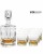 Zestaw do whisky: kryształowa karafka + kryształowe szklanki do whisky 6szt w opakowaniu prezentowym Wind WZ11