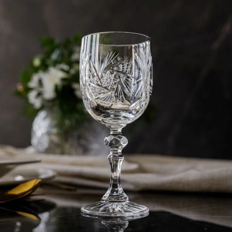 Kryształowe kieliszki do wina 240ml Młynek MK38 6szt
